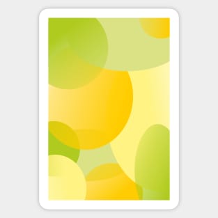 Yellow-green gradient Sticker